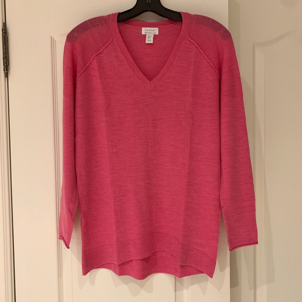 Kenar Sweater, Pink, Size Small